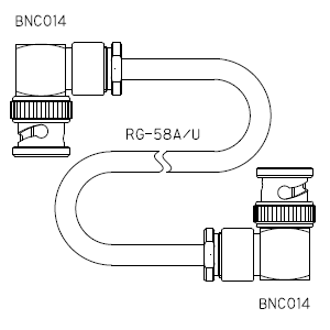 BNC014-ケーブル仕上全長-RG58AU