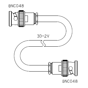 BNC048-ケーブル仕上全長-3D2V - （同軸ケーブルアッセンブリ｜BNC型