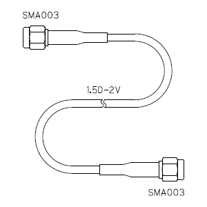 SMA003-ケーブル仕上全長-1.5D-2V